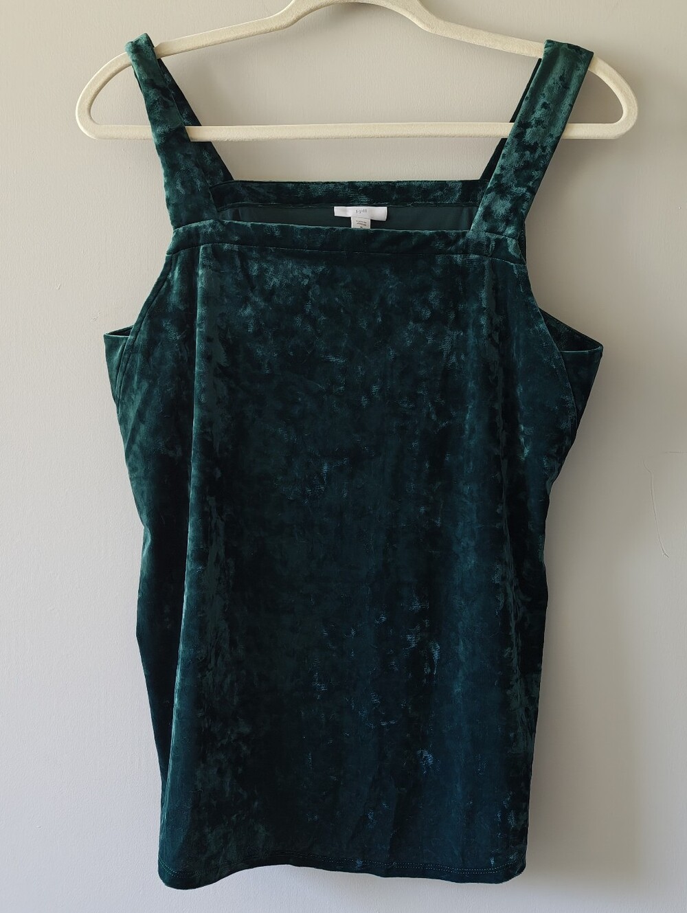 NWT J. Jill Turquoise Velvet Tank Medium